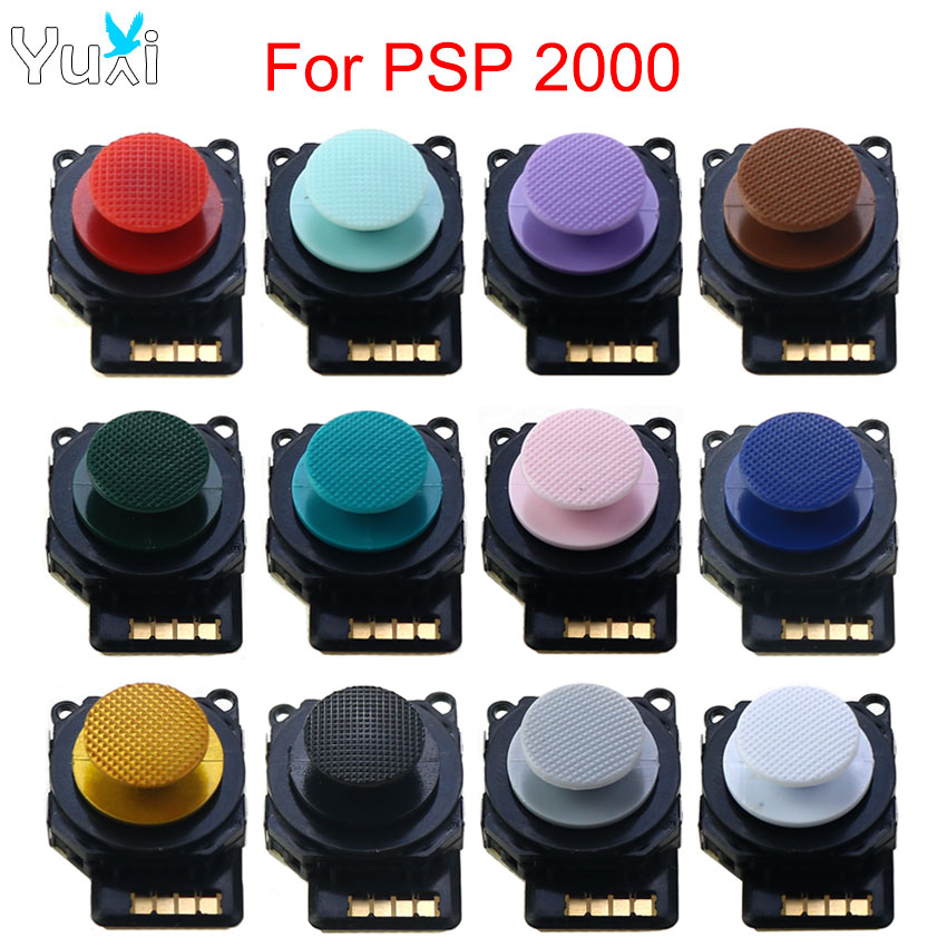 Gaming Console Psp - YUนอนสำหรับ PSP 2000 2001คอนโซลเกม200X 3D จอยสติ๊กแบบแอนะล็อกอะไหล่ฝาปิดหัวแม่มือสำหรับ