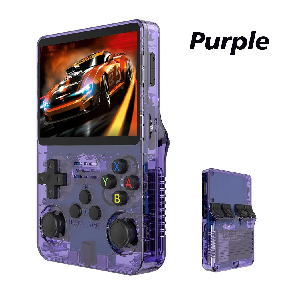Gaming Console R36 Ultra - เครื่องเล่นเกมพกพา BOYHOM Retro ระบบ Linux หน้าจอ