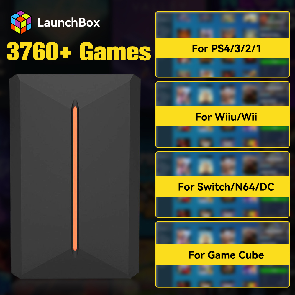 Gaming Console Os - Launchbox OS Retro Gaming HDD 3760