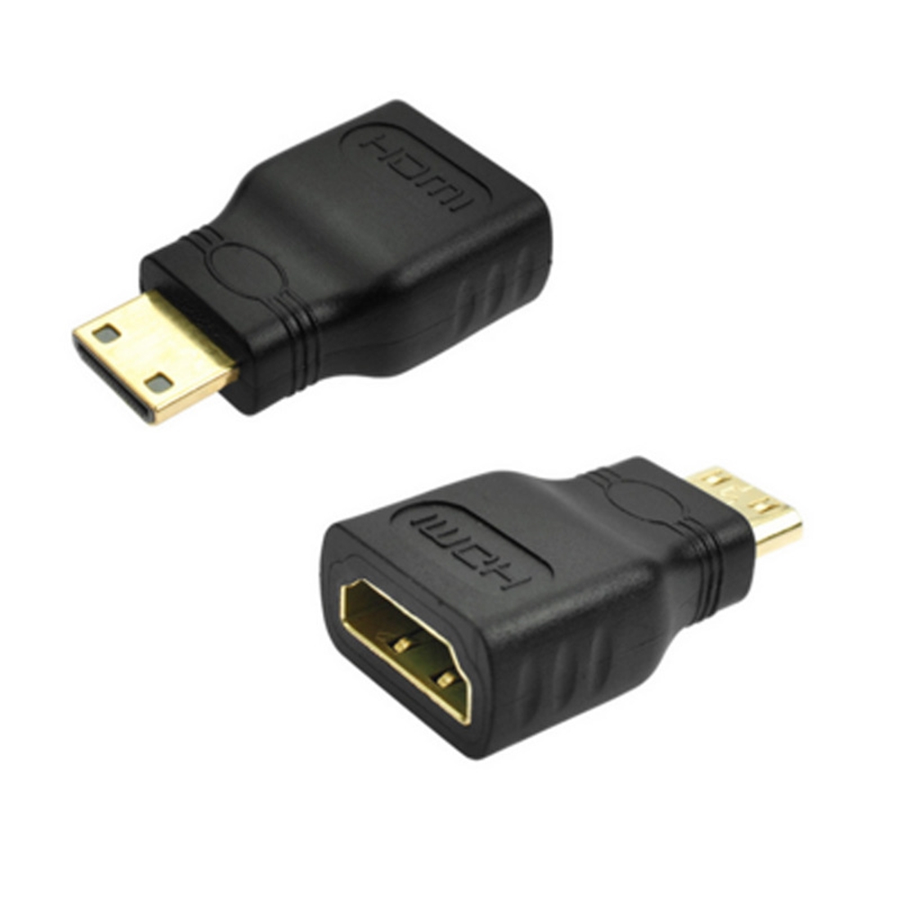 Gaming Console Type - Mini HDMI ชายมาตรฐานอะแดปเตอร์ HDMI หญิง Type-C