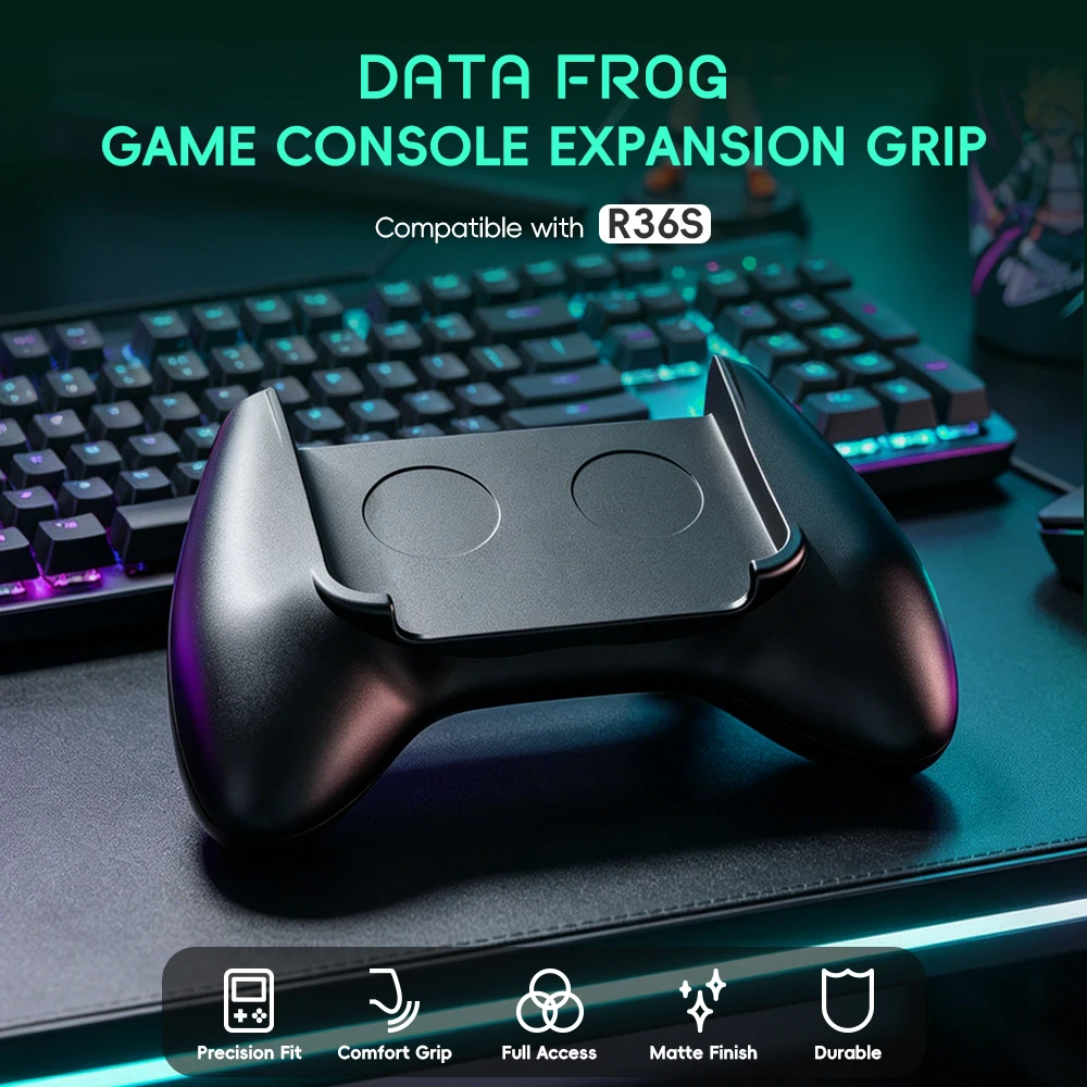 Gaming Console Deals - ด้าต้า ฟร็อก R36S เกมกริป ที่จับแบบ Ergonomic