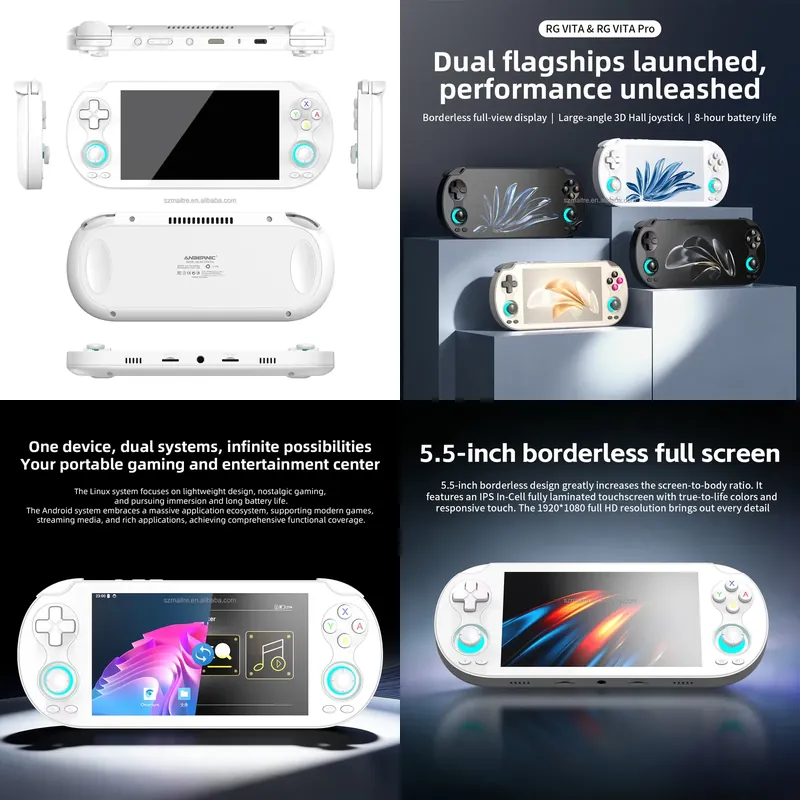 Gaming Console Os - 【CHIMU HOME】 เครื่องเล่นเกมพกพาหน้าจอสัมผัสขนาด 5.5 นิ้ว พร้อมระบบปฏิบัติการคู่