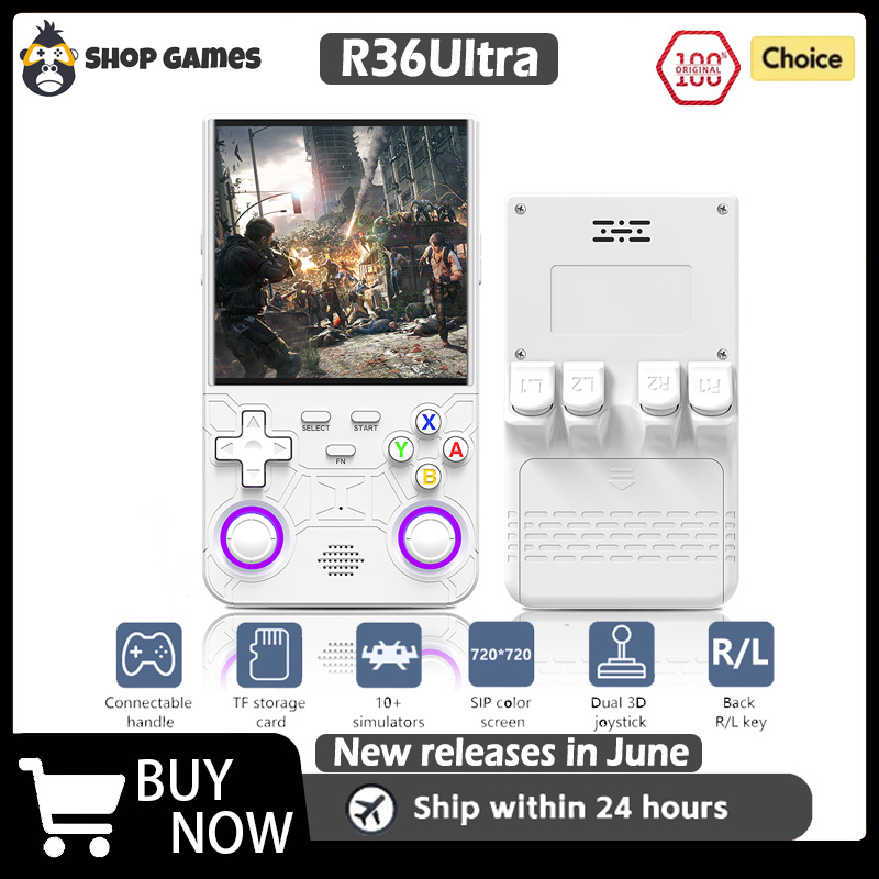 Gaming Console R36 Ultra - เครื่องเล่นวิดีโอเกม R36 Ultra Open Source R36S