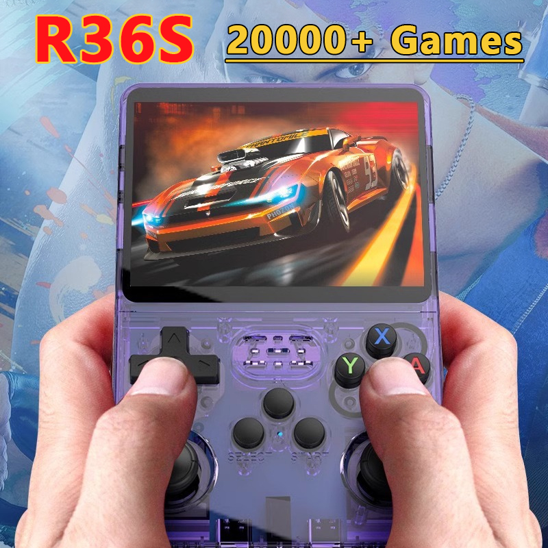 Gaming Console Os - เครื่องเล่นเกมพกพา NEW R36S Retro ระบบปฏิบัติการ Linux