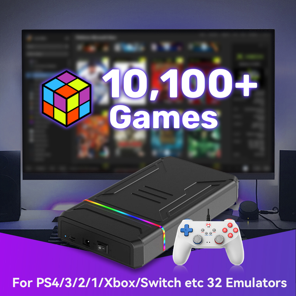 Gaming Console Os - ฮาร์ดดิสก์เกม Launchbox OS 3T สำหรับ Switch/XBOX/PS4/PS3/PS2/PS1/WiiU/Wii/DC/MAME