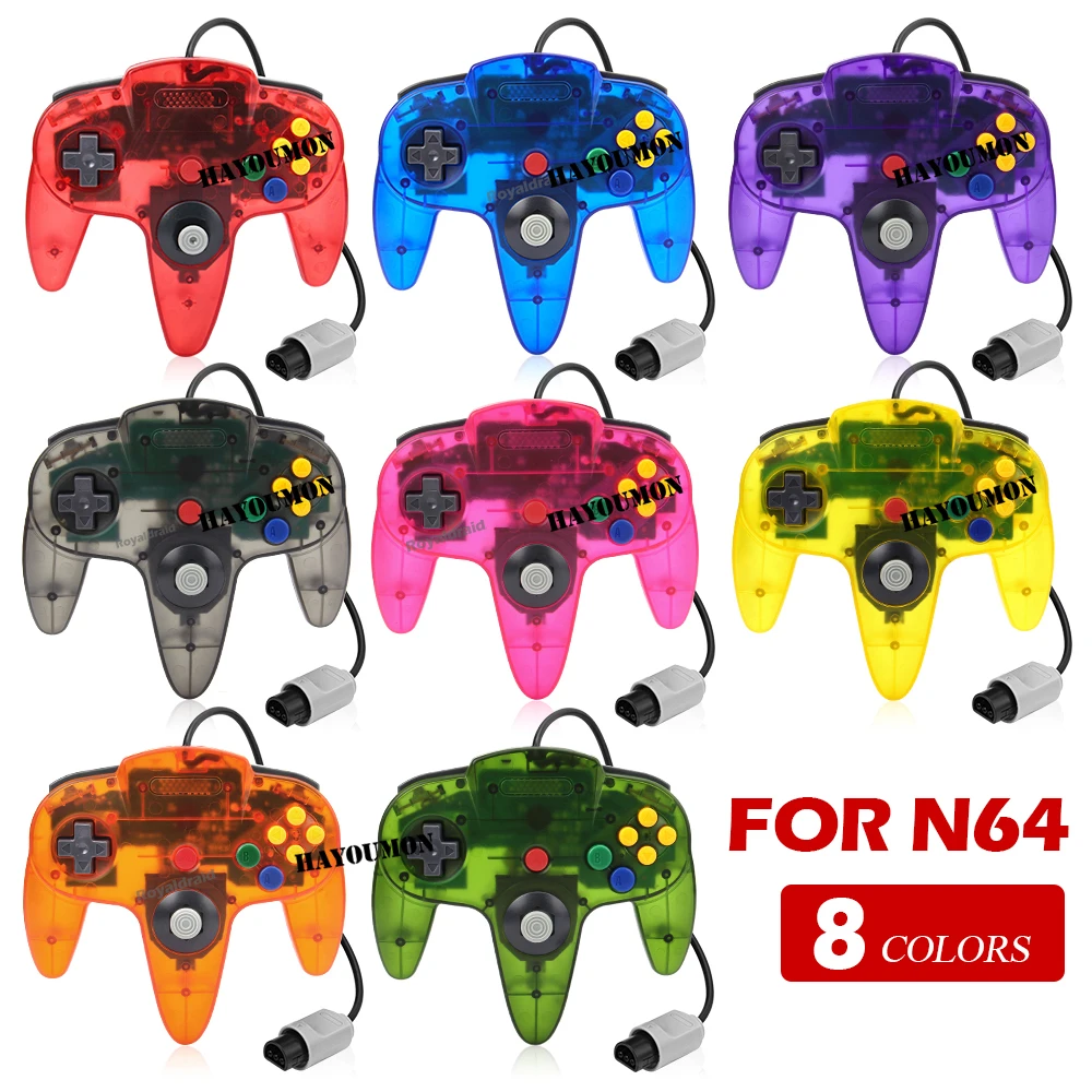 Gaming Console Deals - ใหม่แบบมีสายGamepadสําหรับN64 คอนโซลControllerสําหรับN64 Classicจอยสติ๊กสําหรับคอนโซลเกมRetro ControllerสําหรับN64 Gaming Accessor