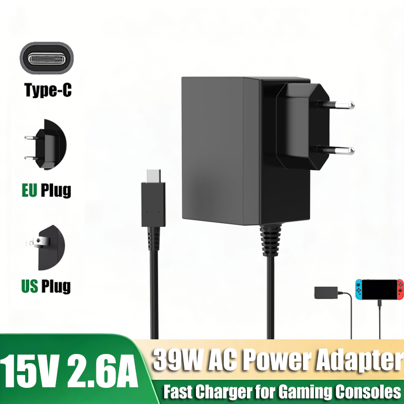 AC 100–240V Type-C Charger 15V - Gaming Console Type บทวิจารณ์และราคา