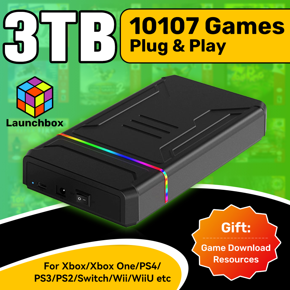 3T Gaming HDD Launchbox OSคอนโ - Gaming Console Os บทวิจารณ์และราคา