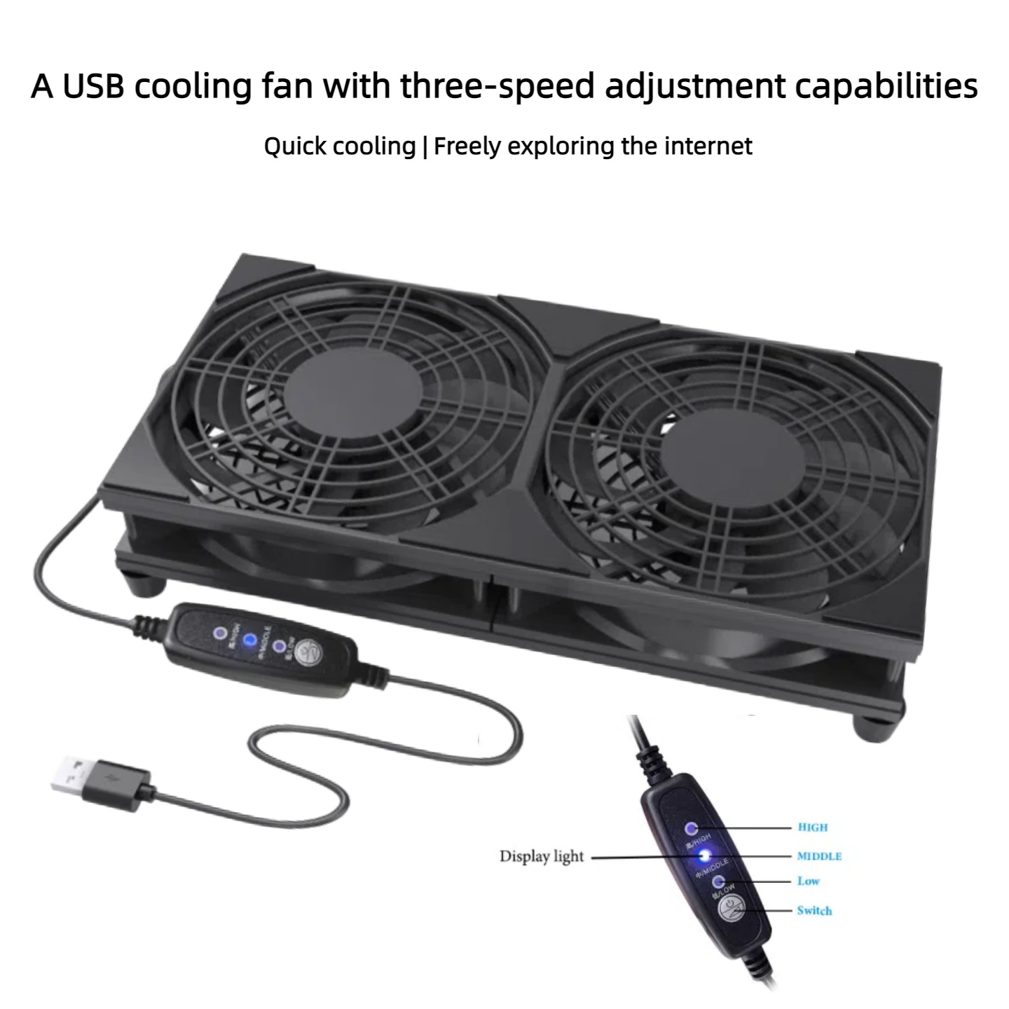 พัดลมระบายความร้อนแบบ USB คู่  - Gaming Console With Controller บทวิจารณ์และราคา