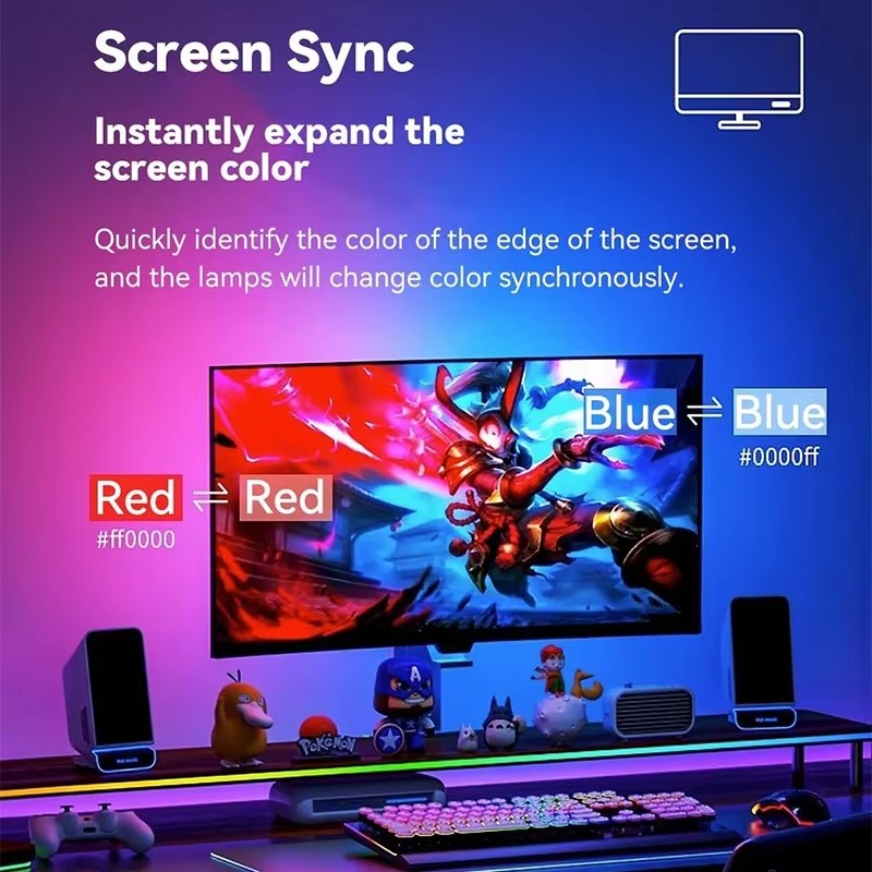 ไฟ RGB สำหรับเล่นเกม แถบไฟ LED - Led Gaming Light Strip บทวิจารณ์และราคา