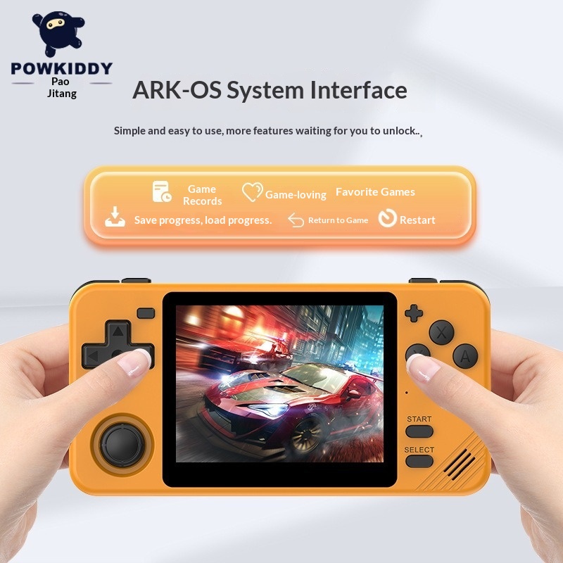 เครื่องเล่นเกมพกพา Powkiddy RG - Gaming Console Os บทวิจารณ์และราคา