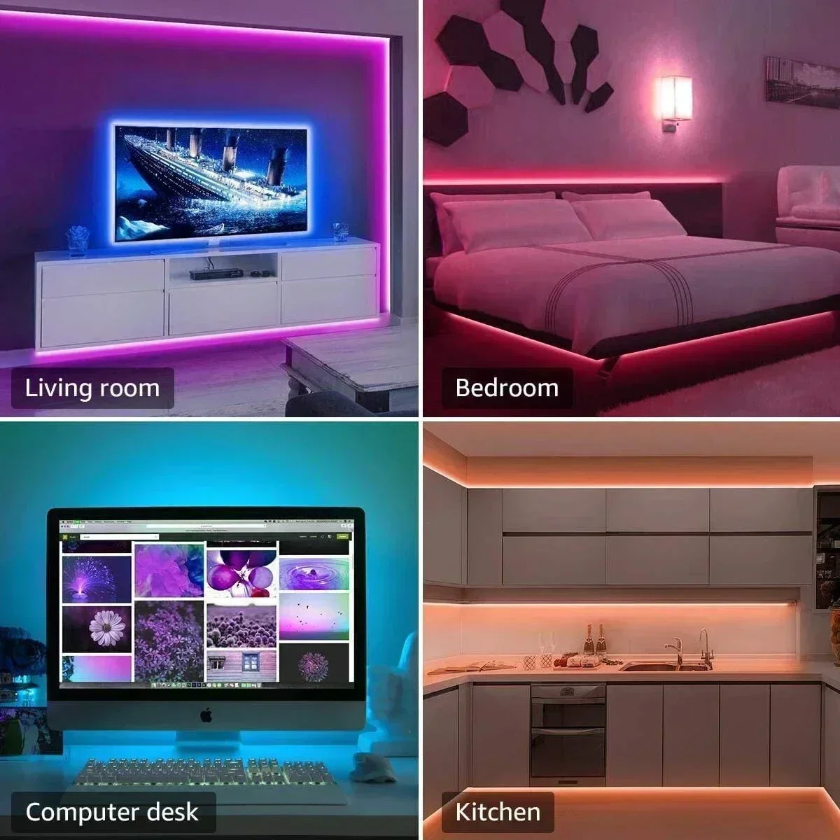 ไฟ LED RGB อัจฉริยะสำหรับเล่นเ - Led Gaming Light Strip บทวิจารณ์และราคา