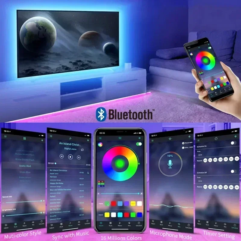 ไฟ LED RGB อัจฉริยะสำหรับเล่นเ - Led Gaming Light Strip บทวิจารณ์และราคา