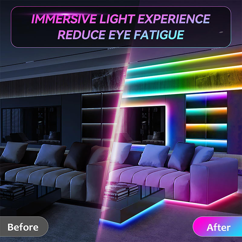 แถบไฟ LED RGB แบบ USB SMD3535  - Led Gaming Light Strip บทวิจารณ์และราคา
