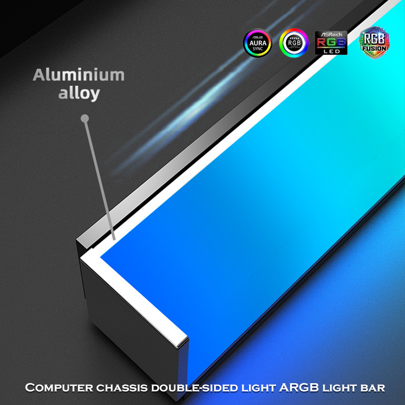 ไฟ LED RGB สำหรับตู้คอมพิวเตอร - Led Gaming Light Strip บทวิจารณ์และราคา
