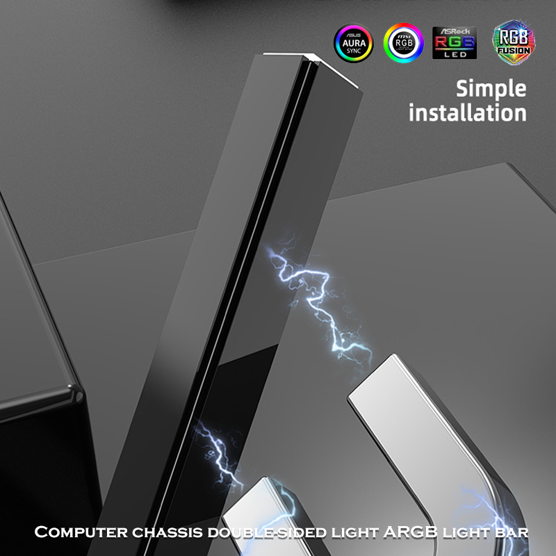 ไฟ LED RGB สำหรับตู้คอมพิวเตอร - Led Gaming Light Strip บทวิจารณ์และราคา