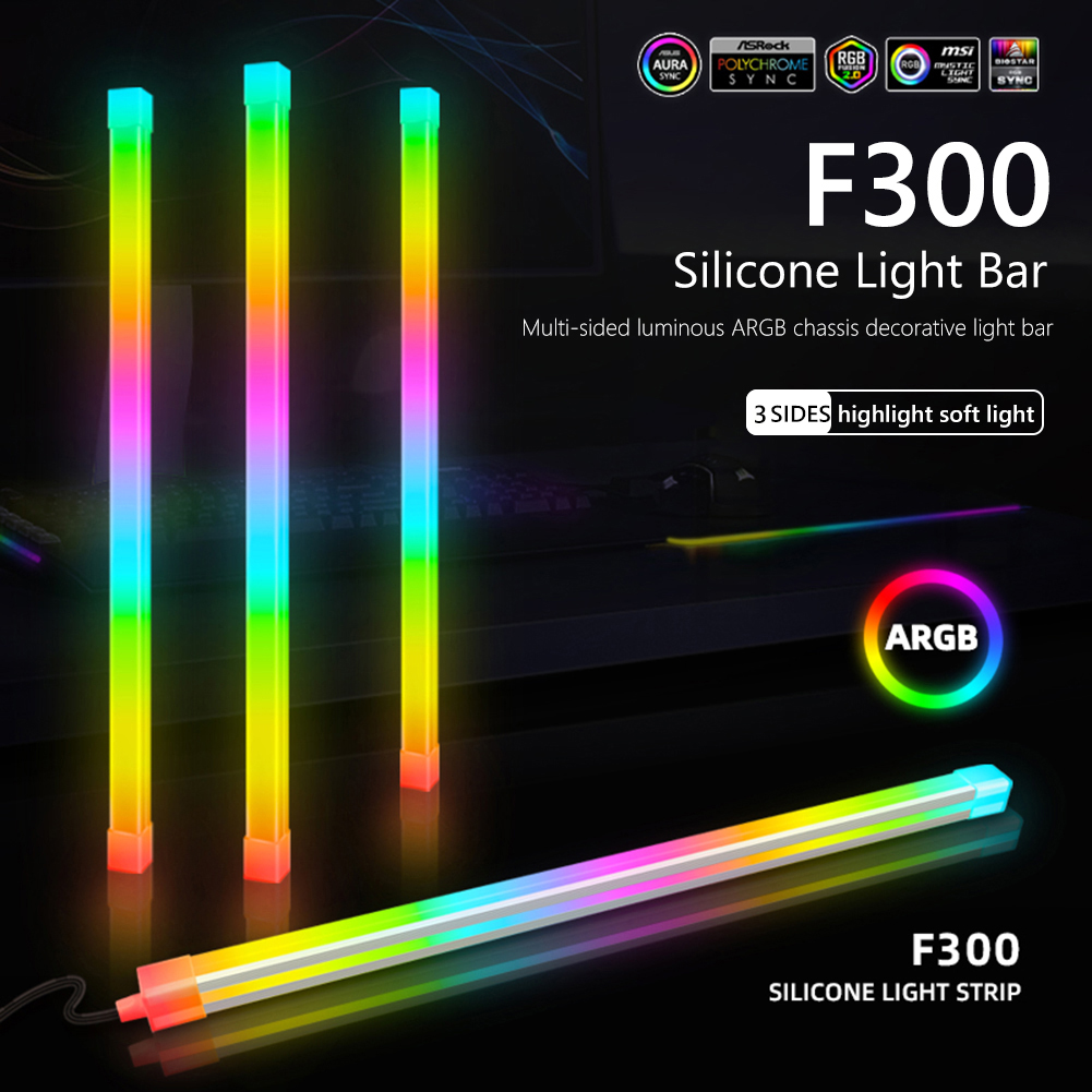 1/2PCS COOLMOON 30ซม.อะลูมินัม - Led Gaming Light Strip บทวิจารณ์และราคา