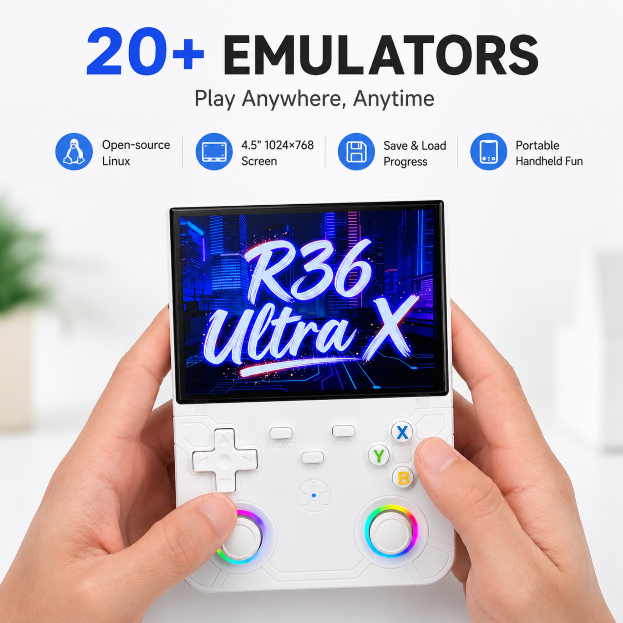 เครื่องเล่นเกมพกพา Retro Handh - Gaming Console R36 Ultra บทวิจารณ์และราคา