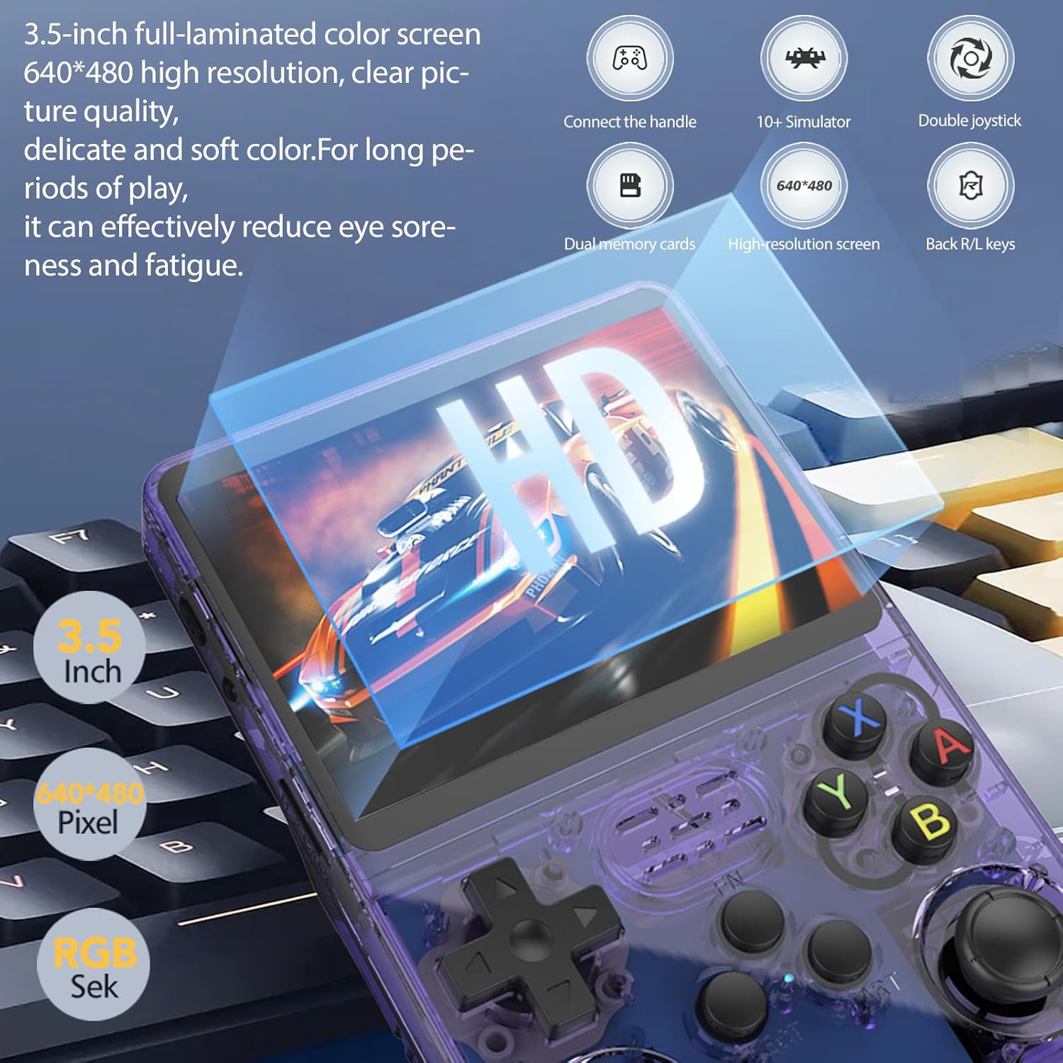 เครื่องเล่นเกมพกพา NEW R36S Re - Gaming Console Os บทวิจารณ์และราคา