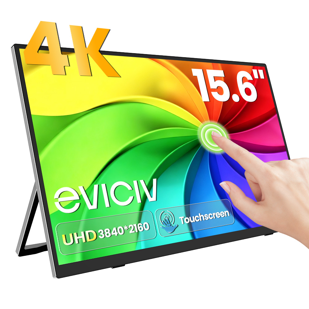 EVICIV จอภาพพกพา 4K หน้าจอสัมผ - Gaming Console Type บทวิจารณ์และราคา