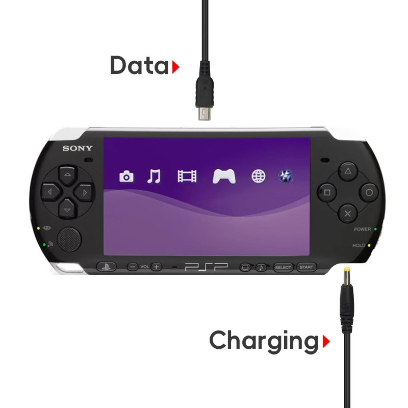 สายชาร์จ USB 2 in 1 สำหรับเครื - Gaming Console Psp บทวิจารณ์และราคา