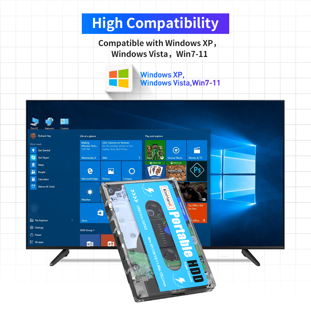 KINHANK 500G เกมมิ่งฮาร์ดดิสก์ - Gaming Console Os บทวิจารณ์และราคา