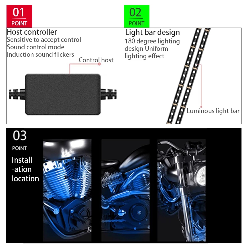 LED รถจักรยานยนต์ตกแต่ง Ambien - Led Gaming Light Strip บทวิจารณ์และราคา